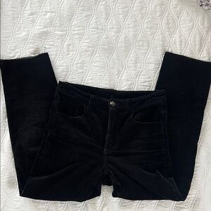 H&M Black Corduroy Trousers